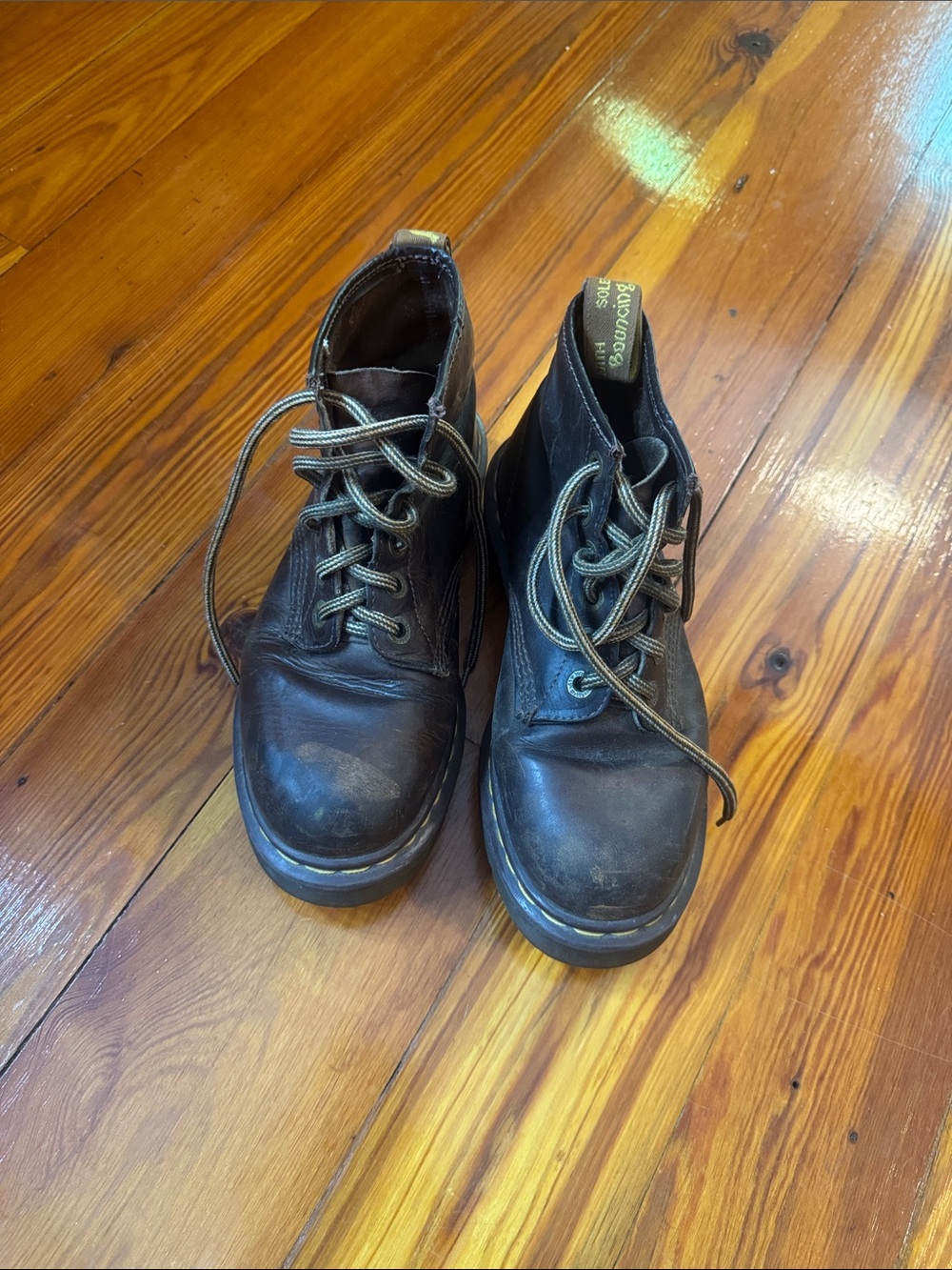 Dr. Martens Brown Leather Chukka Boots